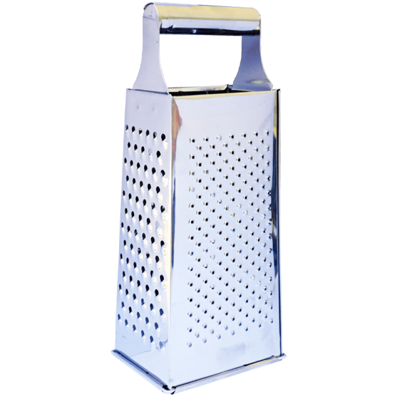 Razatoare inox cu 4 fete si maner metalic lux